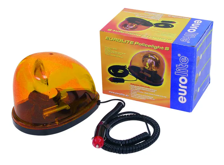 EUROLITE Police beacon STA-1221, orange, 12V/21W 